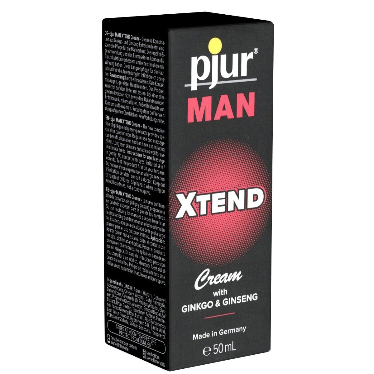 pjur Verzögerungsmittel MAN Xtend Cream for men, Tube mit 50ml, Creme ...