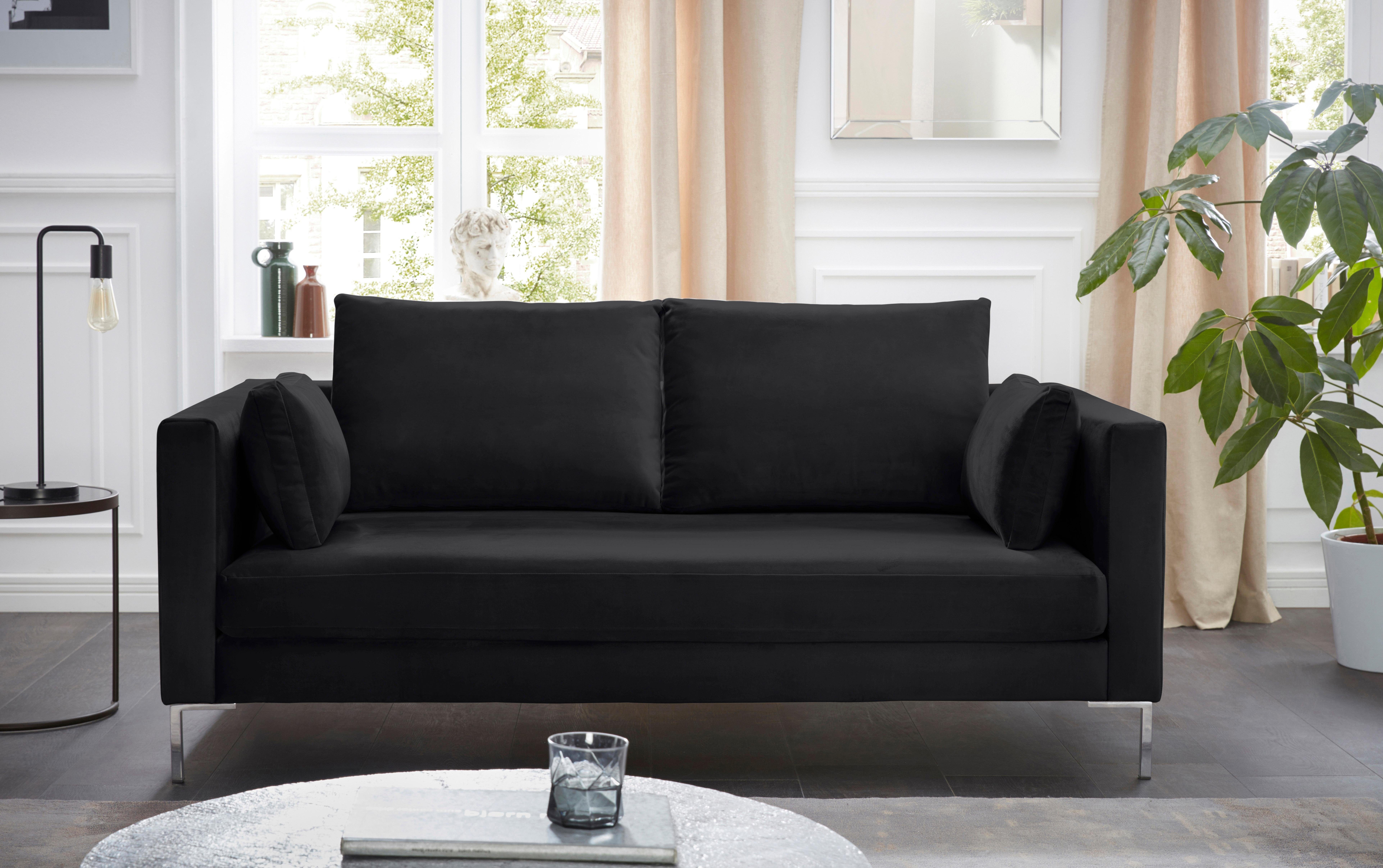 Alte Gerberei 2-Sitzer Marinus, mit schmalen Lehnen, inklusive Rückenkissen & Armlehnkissen