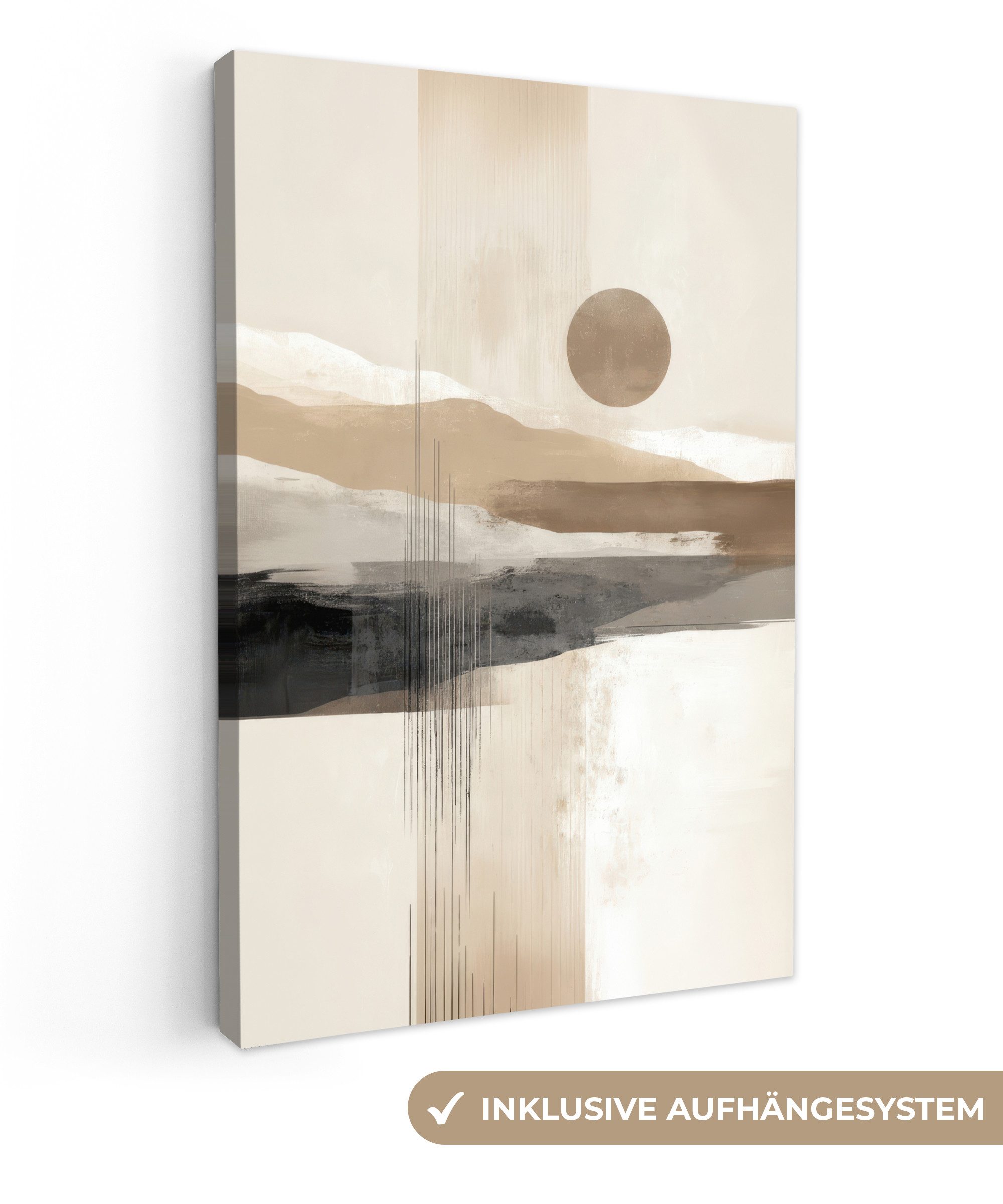 OneMillionCanvasses® Leinwandbild Minimalistisch - Landschaft - Dimension, günstig online kaufen