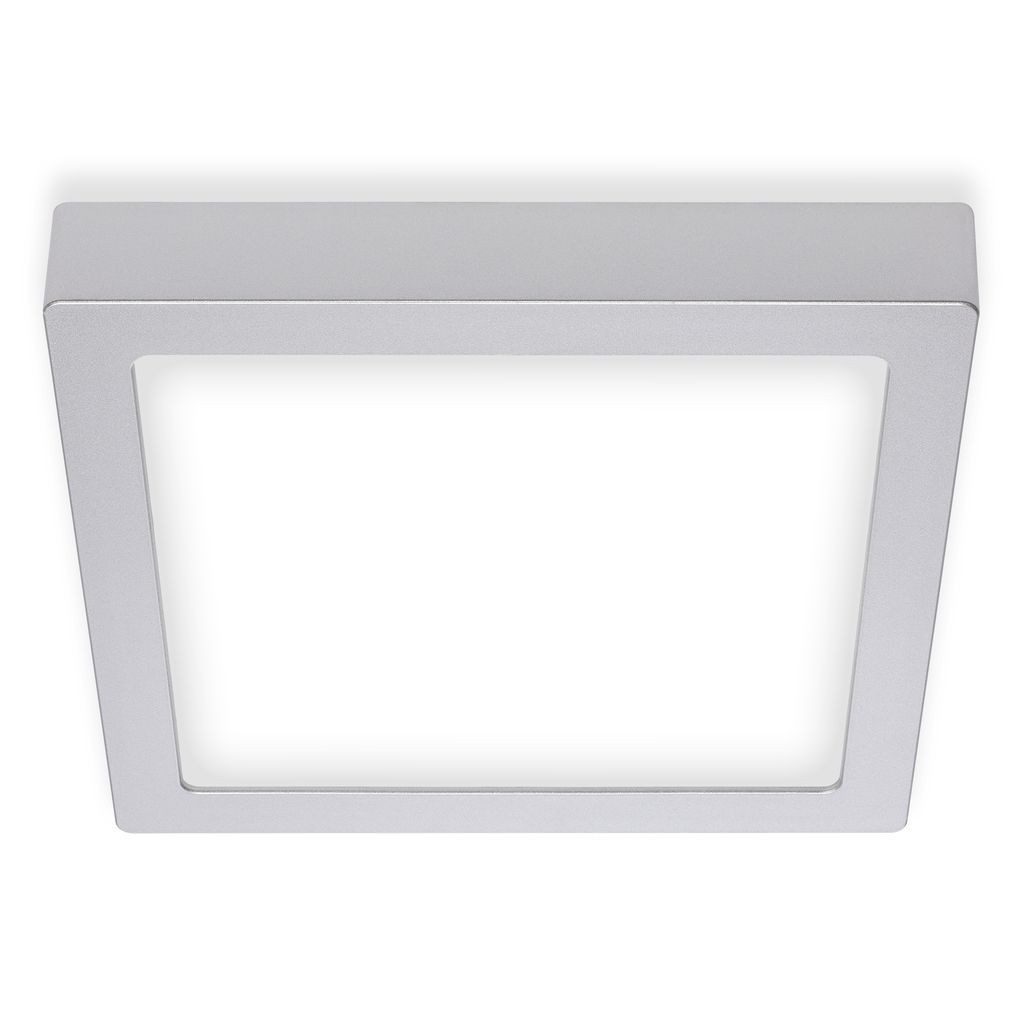Briloner Leuchten LED Deckenleuchte 7118-414, LED fest integriert, 2700K - Extra-Warmweiß, Deckenlampe modern 16,5W 1600lm 4000K 22,5x22,5cm