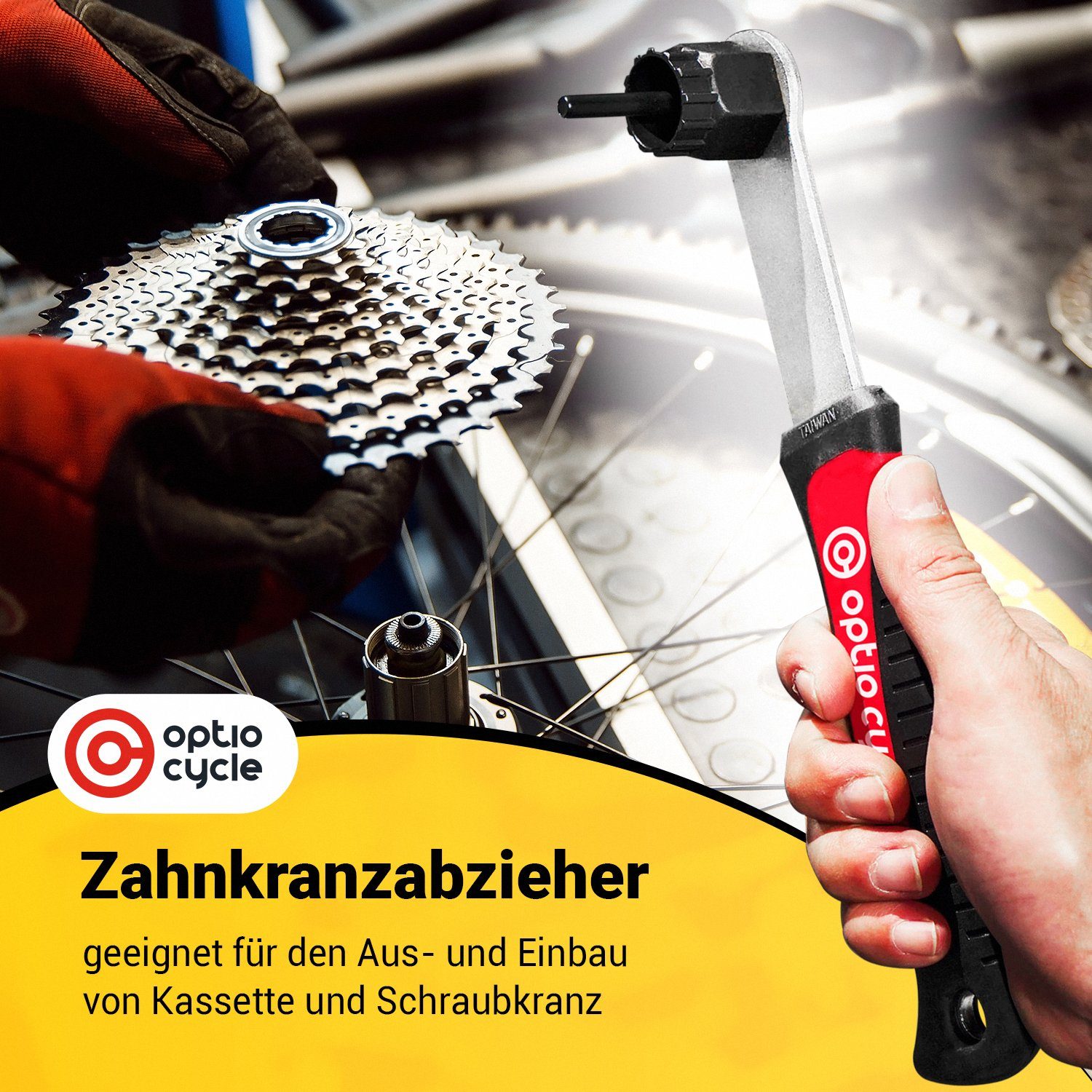 Optio Cylce Fahrradwerkzeugset Zahnkranzabzieher Kassettenabzieher-Abzieher günstig online kaufen