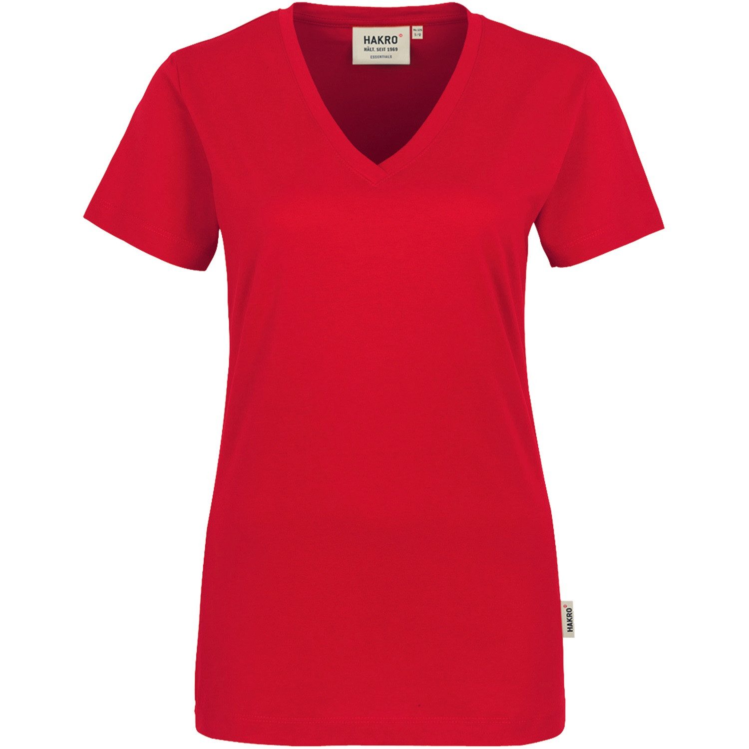 Hakro T-Shirt Damen T-Shirt "Classic" V-Ausschnitt 126