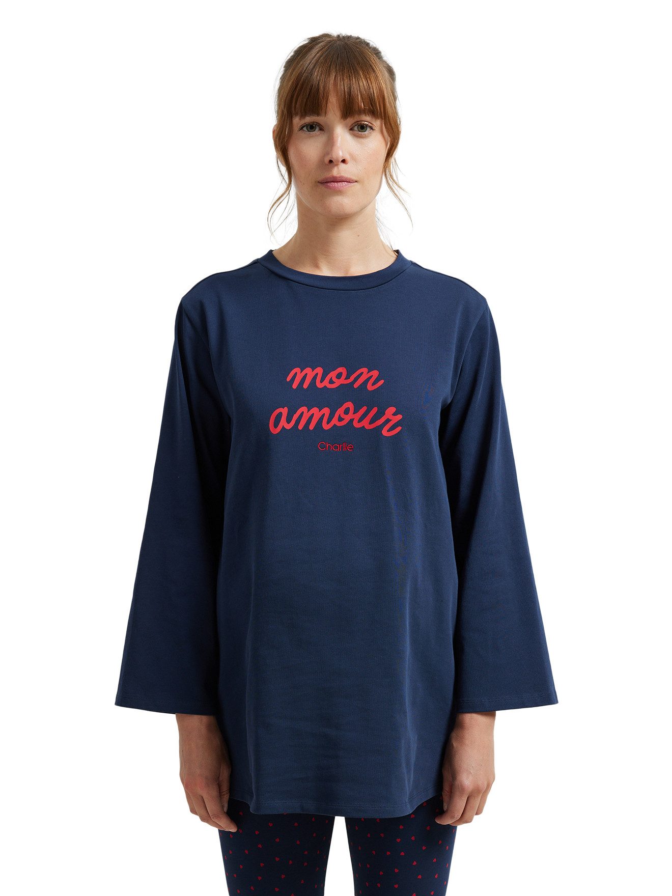 vertbaudet Umstandspyjama 1017635001 2-teiliges Set, Bio-Baumwolle