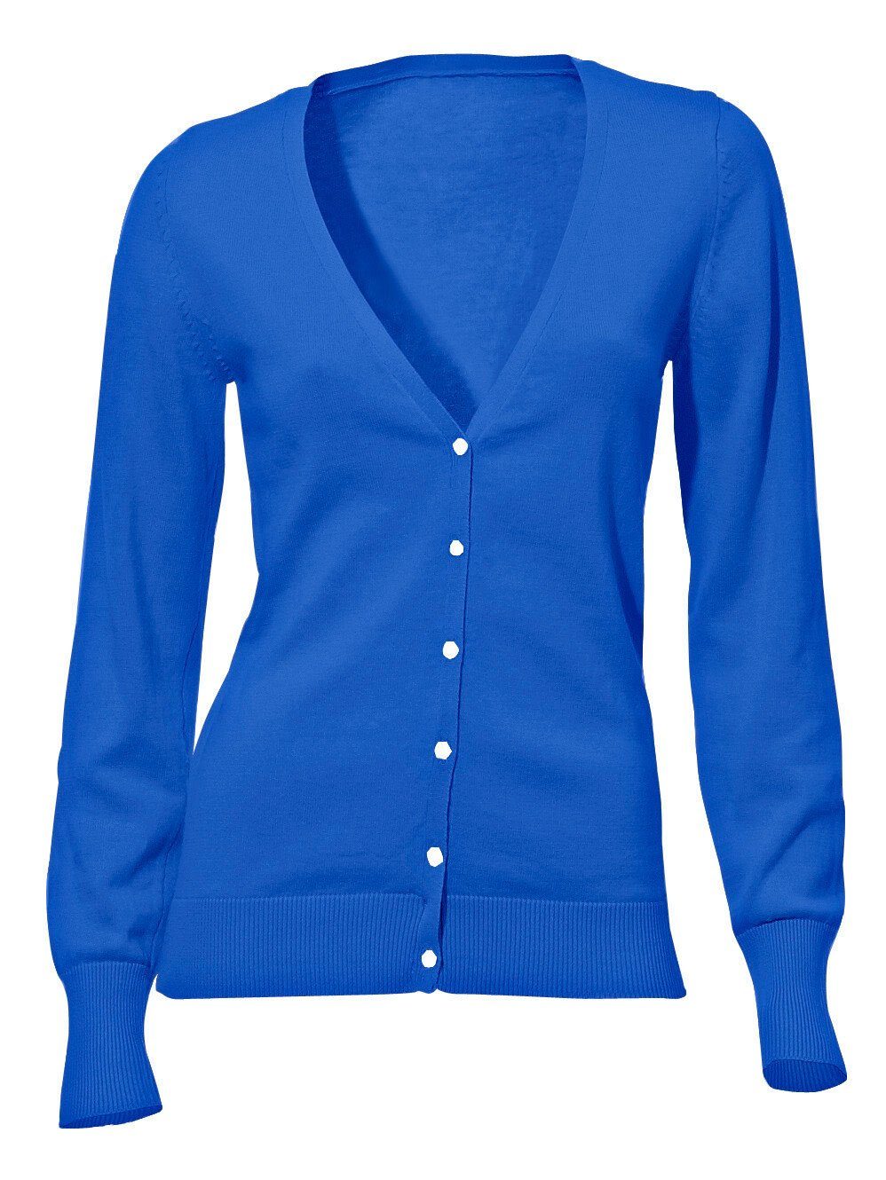 royalblau heine Strickjacke