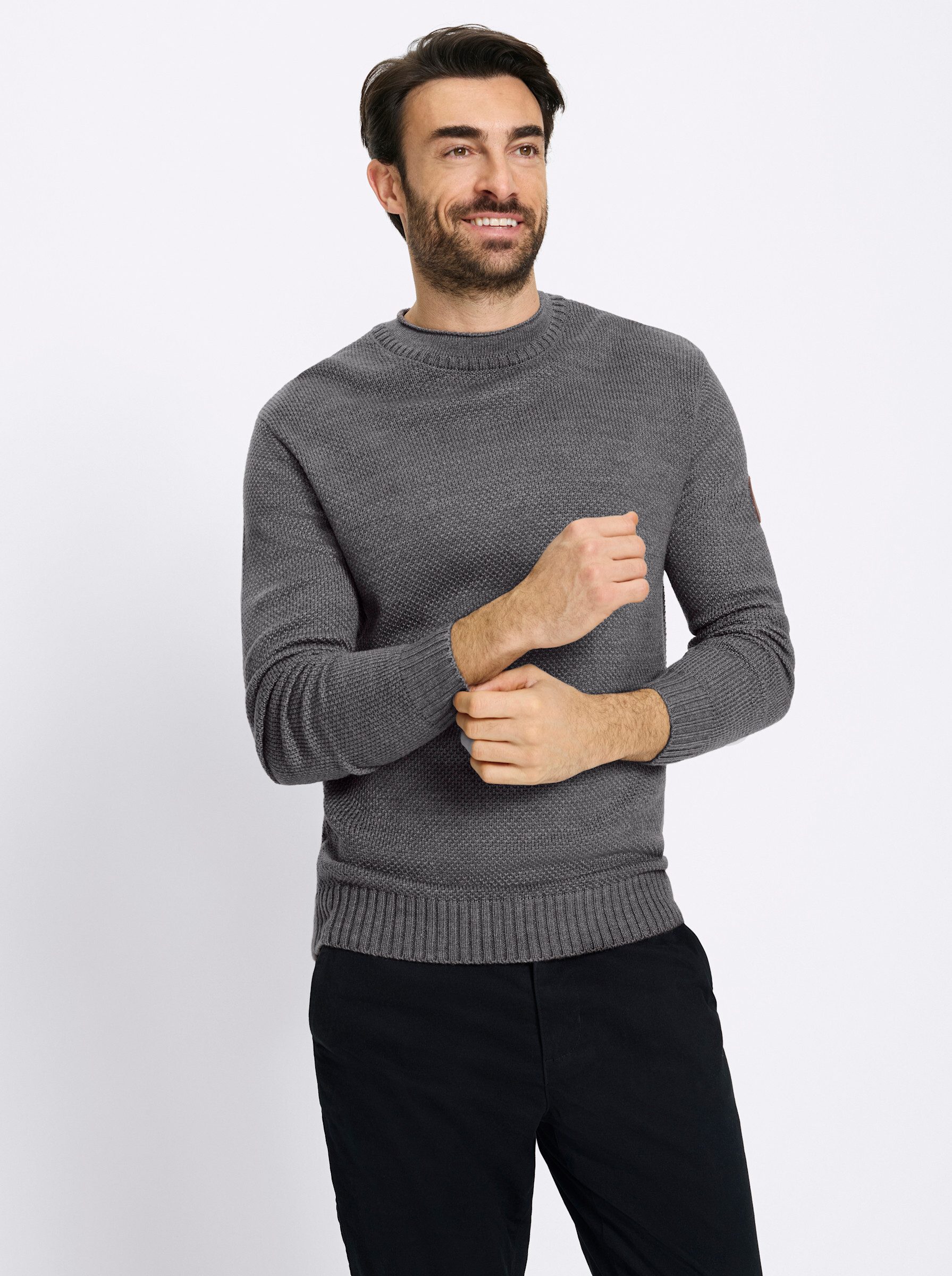 Witt Strickpullover Pullover Langarm Struktur