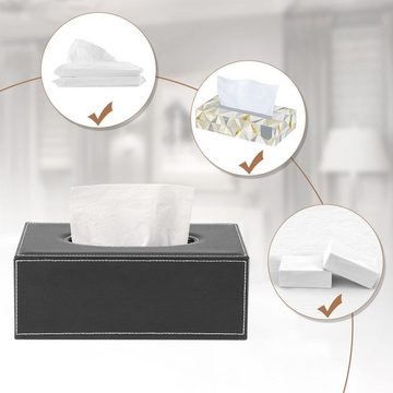 Gontence Papiertuchbox Kosmetiktücherbox (Magnetabdeckung), Tissue Box