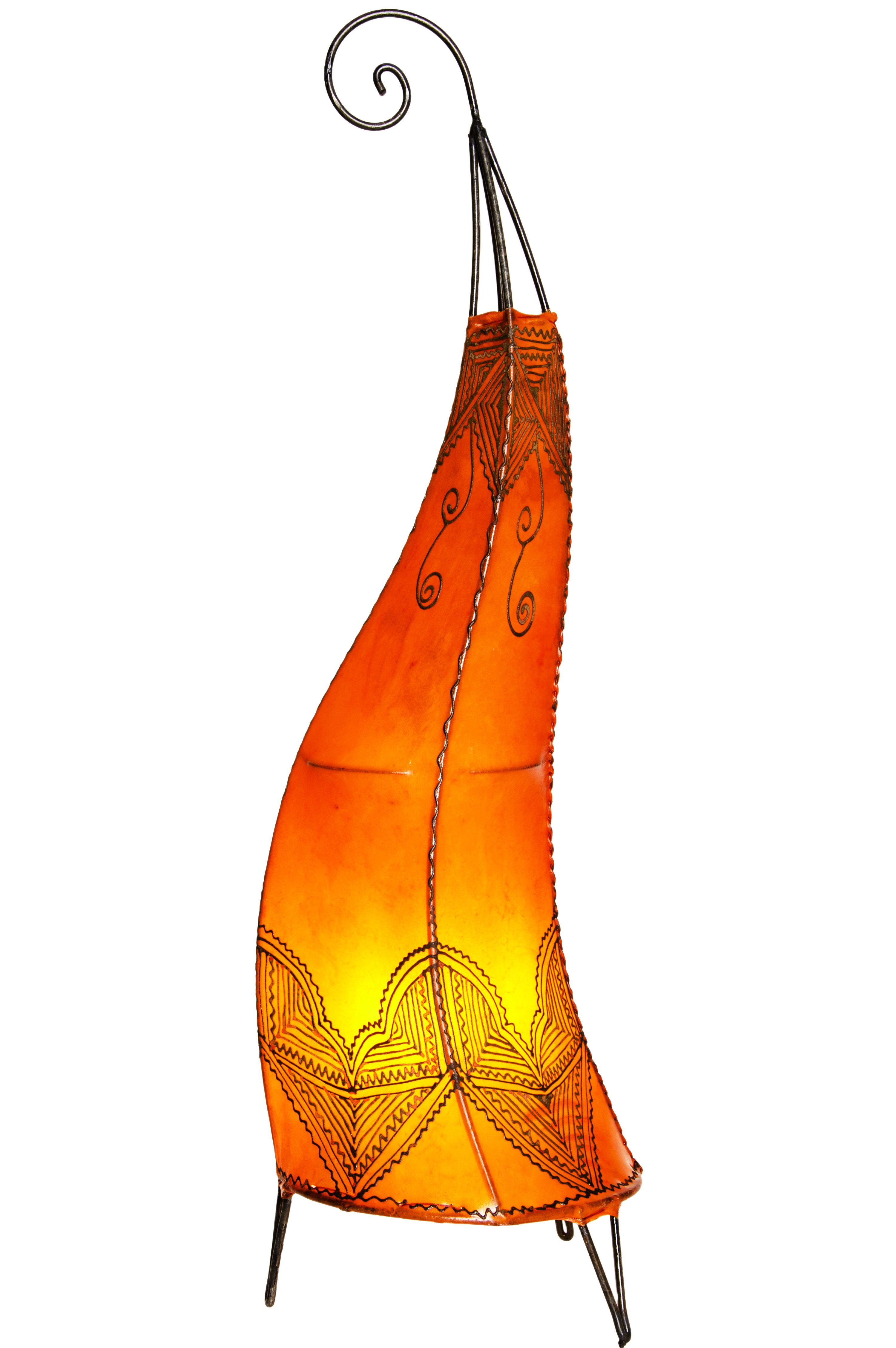 Marrakesch Orient & Mediterran Interior Stehlampe Orient stehlampe Arif orange 70cm, Handwäsche