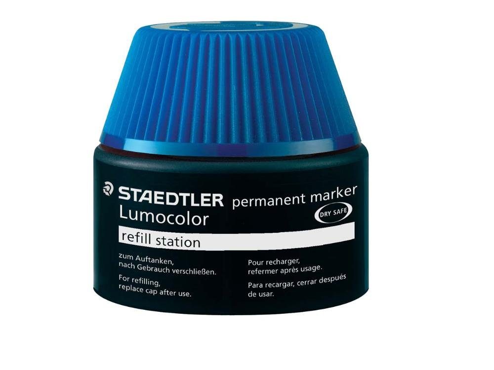 STAEDTLER Marker 3 blau Staedtler 'Lumocolor für Permanent-Marker Refill