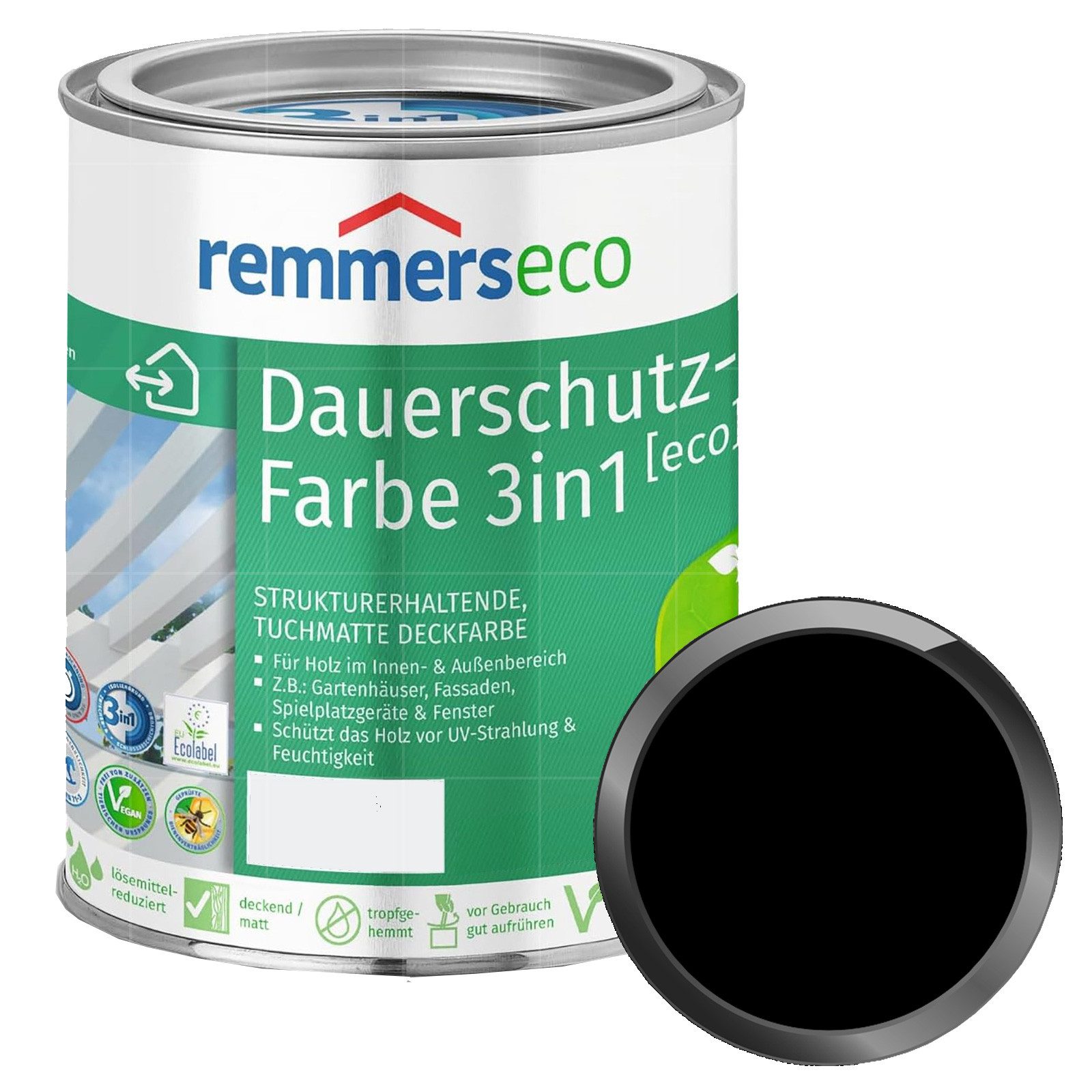 Remmers Wetterschutzfarbe ECO Dauerschutz-Farbe 3in1 - 2,5 LTR