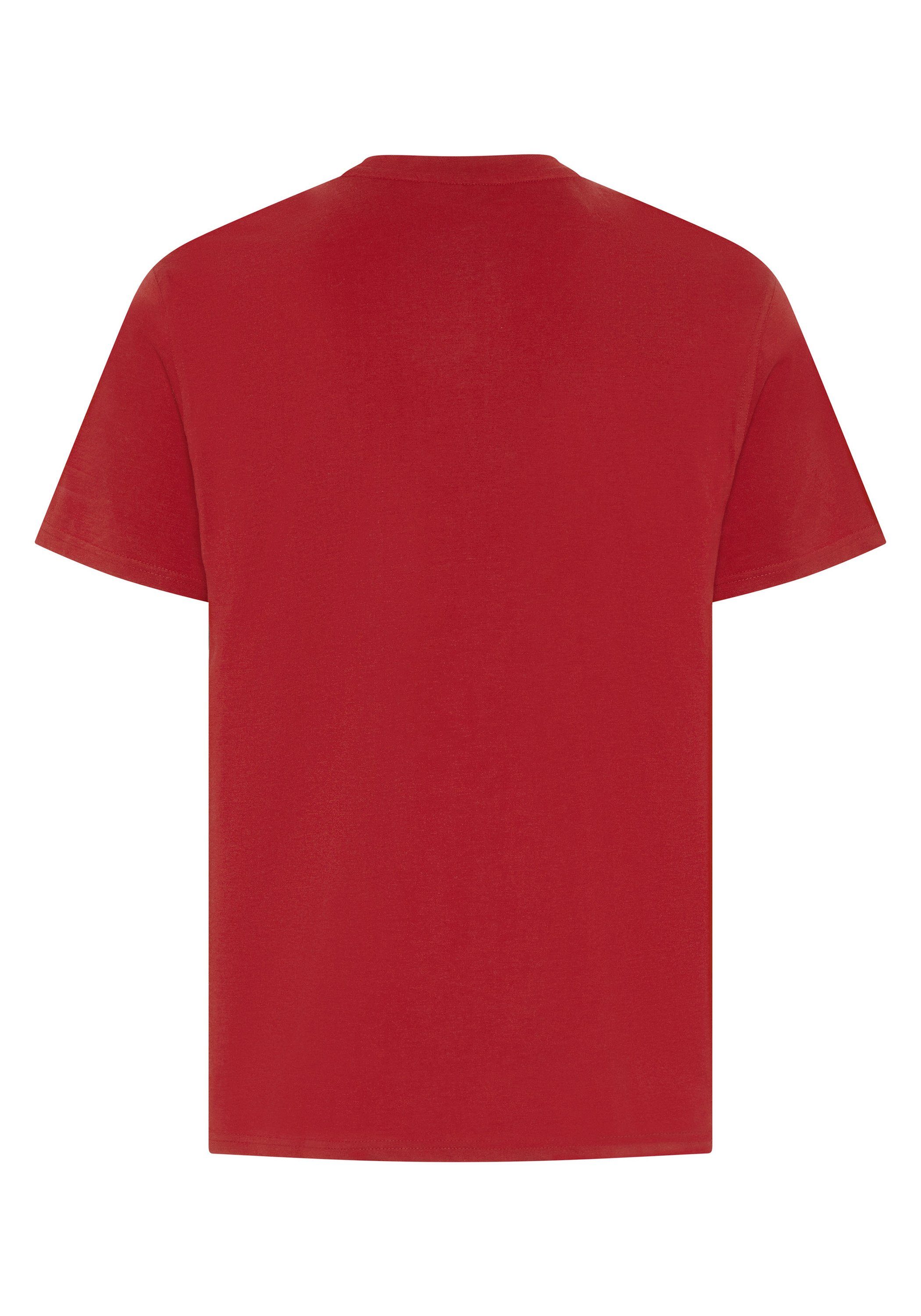 in Expand Übergröße T-Shirt rot