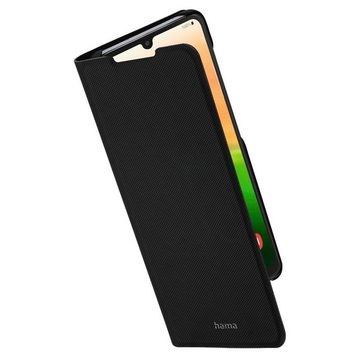Hama Smartphone-Hülle Booklet für Samsung Galaxy A33 5G, schwarz, schlankes Design, Mit Standfunktion und Einsteckfächer