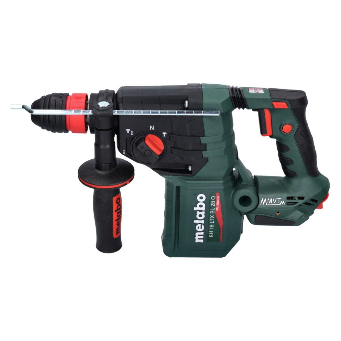 metabo Akku-Bohrhammer KH 18 LTX BL 28 Q Akku Bohrhammer 18 V 3 J SDS plus Brushless + 2x