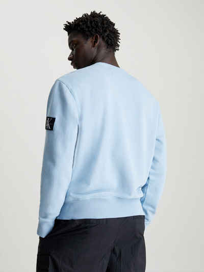 Calvin Klein Jeans Sweatshirt WASHED BADGE CREW NECK mit Logopatch
