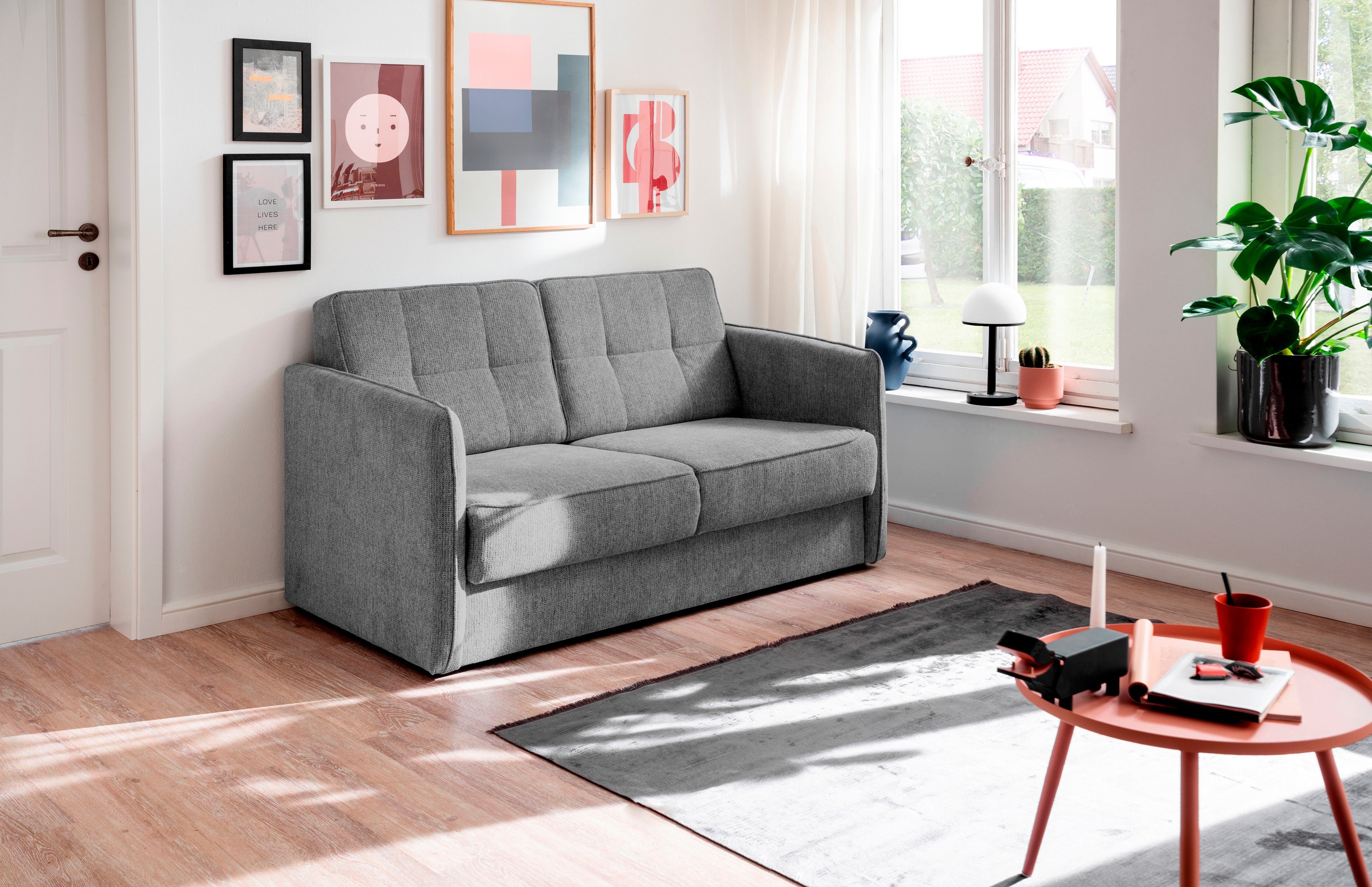 INOSIGN Schlafsofa Milano, zwei einzeln ausziehbare günstig online kaufen
