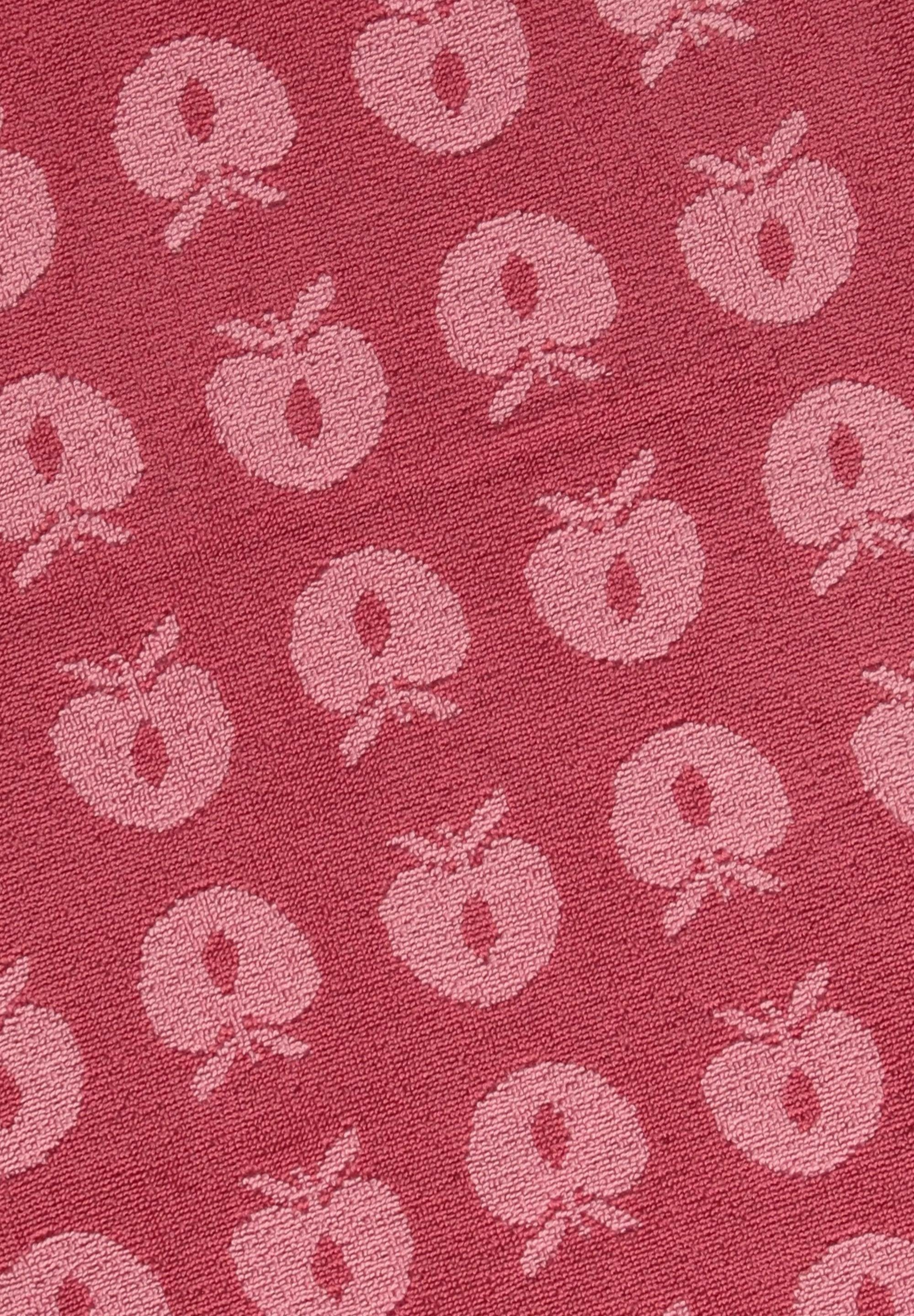 Apfel, nachhaltig, Smafolk Baumwolle Badetuch pink