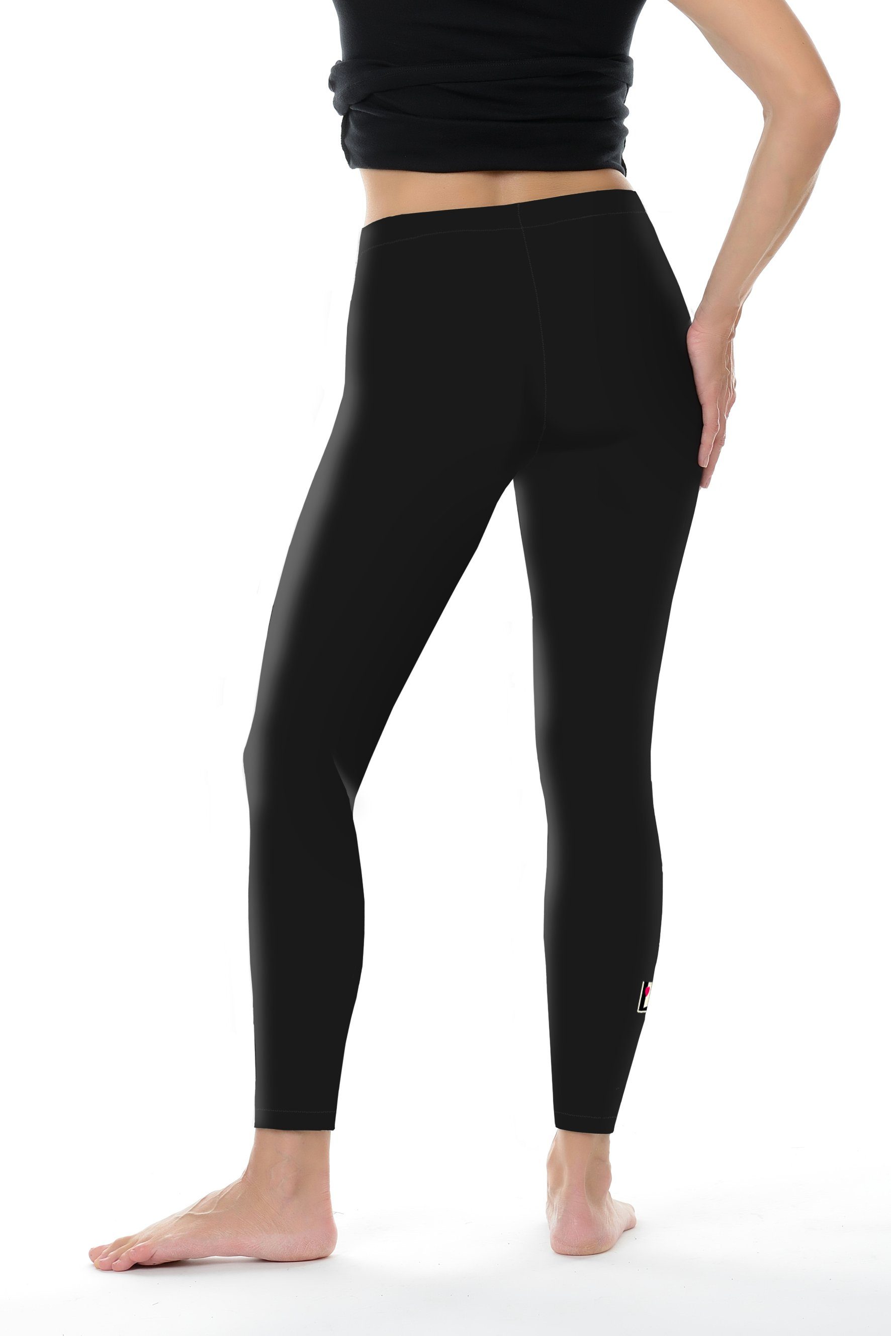 Leggins Love Leggings Winterleggings warm schwarz von Leggins Love