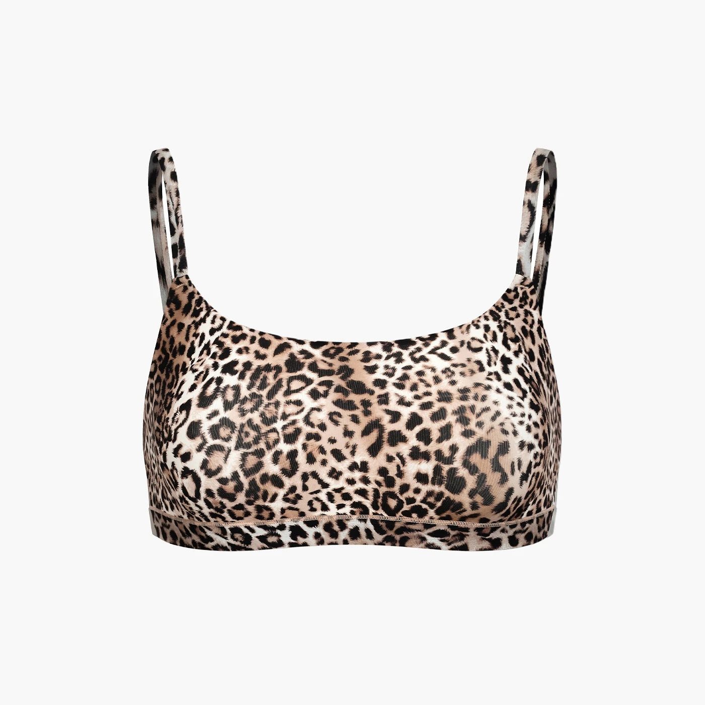 Bügelloser BH Scoop Bralette-Leopard-L