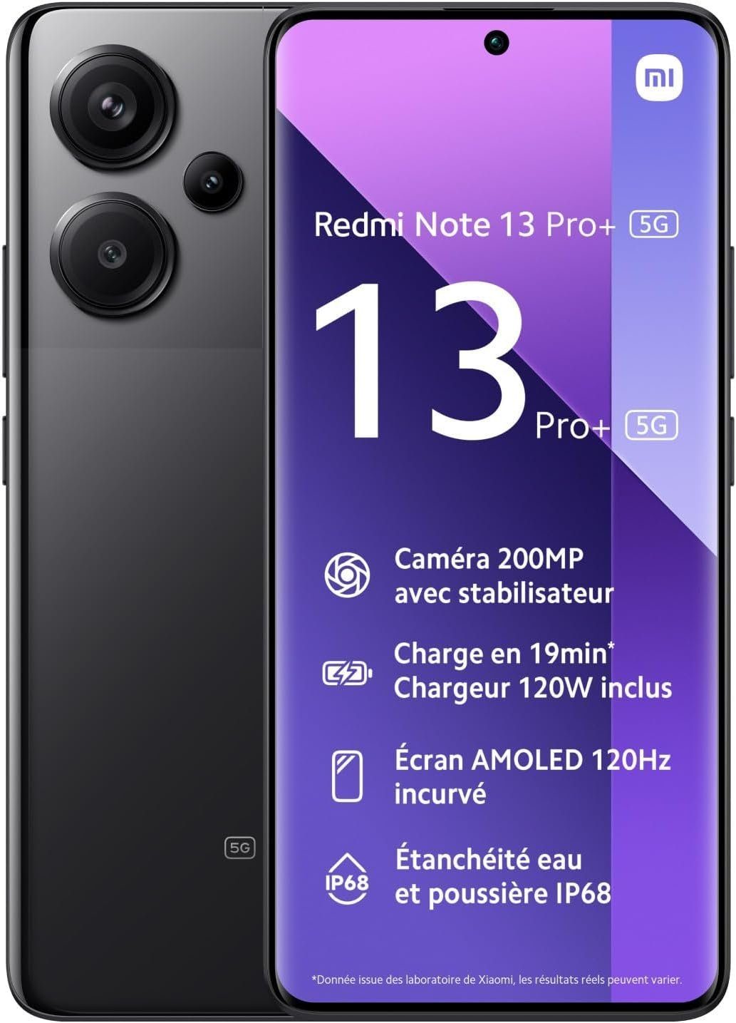 Xiaomi Redmi Note 13 Pro+ 5G 8+256GB Smartphone Handy (6.67 Zoll, 256 GB Speicherplatz, 200 MP Kamera)