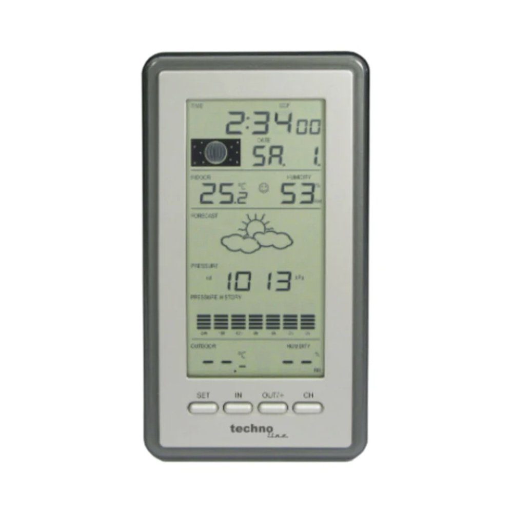 Techno Line Techno Line WS 9040 Funk-Wetterstation Anzahl Sensoren max. 3 Wetterstation