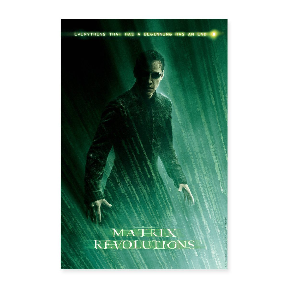 Spreadshirt Poster The Matrix Neo Filmplakat Poster 40x60 cm