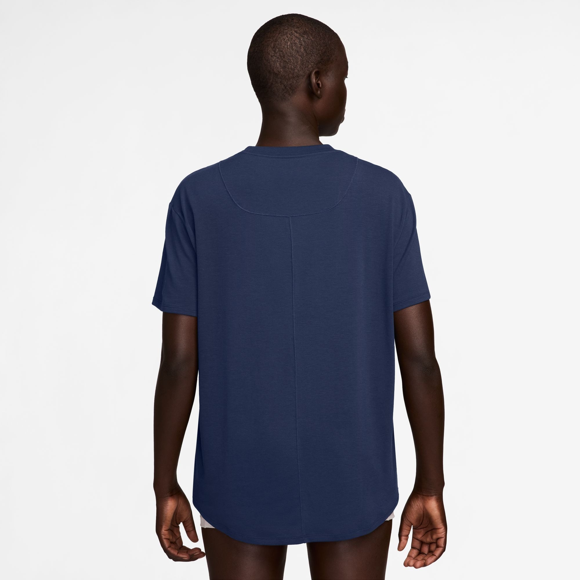 Nike T-Shirt W NK ONE RELAXED DF SS TOP Kurzarm-Design, mit Rundhalsausschnitt, aus Jersey, gerader Abschluss