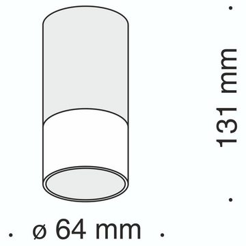 Maytoni Deckenspot Deckenleuchte Pauline in Schwarz GU10, keine Angabe, Leuchtmittel enthalten: Nein, warmweiss, Deckenstrahler, Deckenspot, Aufbaustrahler