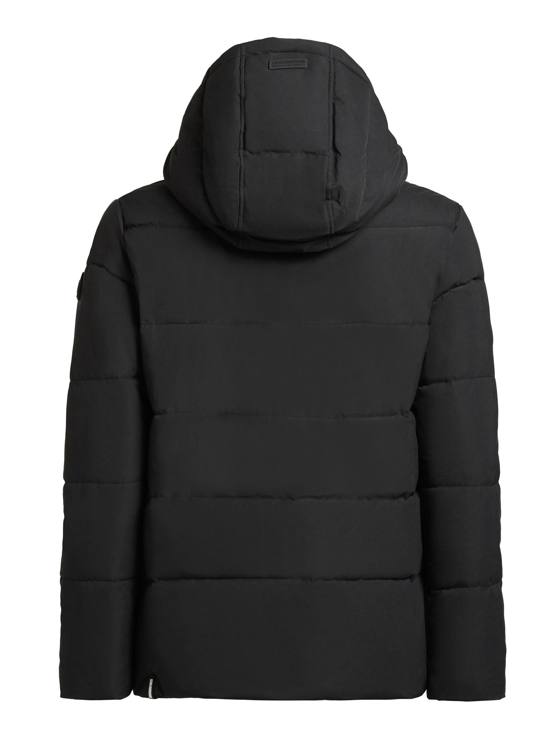 khujo Winterjacke Loga2-YM Steppjacke mit abnehmbarer Kapuze und Rucksackträgern