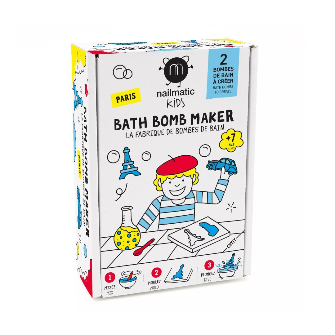 Hautpflege-Set DIY Badebomben Maker 'Paris' für Kinder ab 7 Jahre Kreativer Badespaß