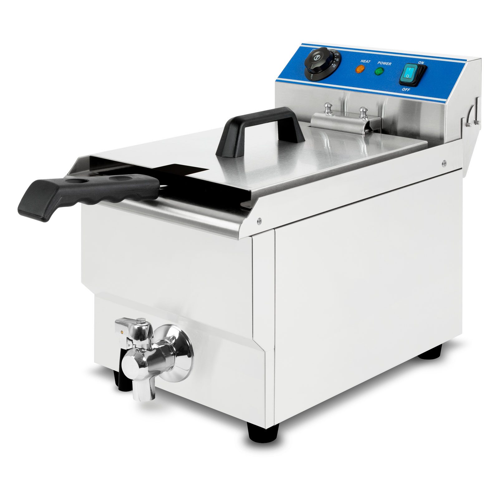 vertes Fritteuse, 3000 W, 50-200°C, 3000W, 230V, Kaltzonenprinzip