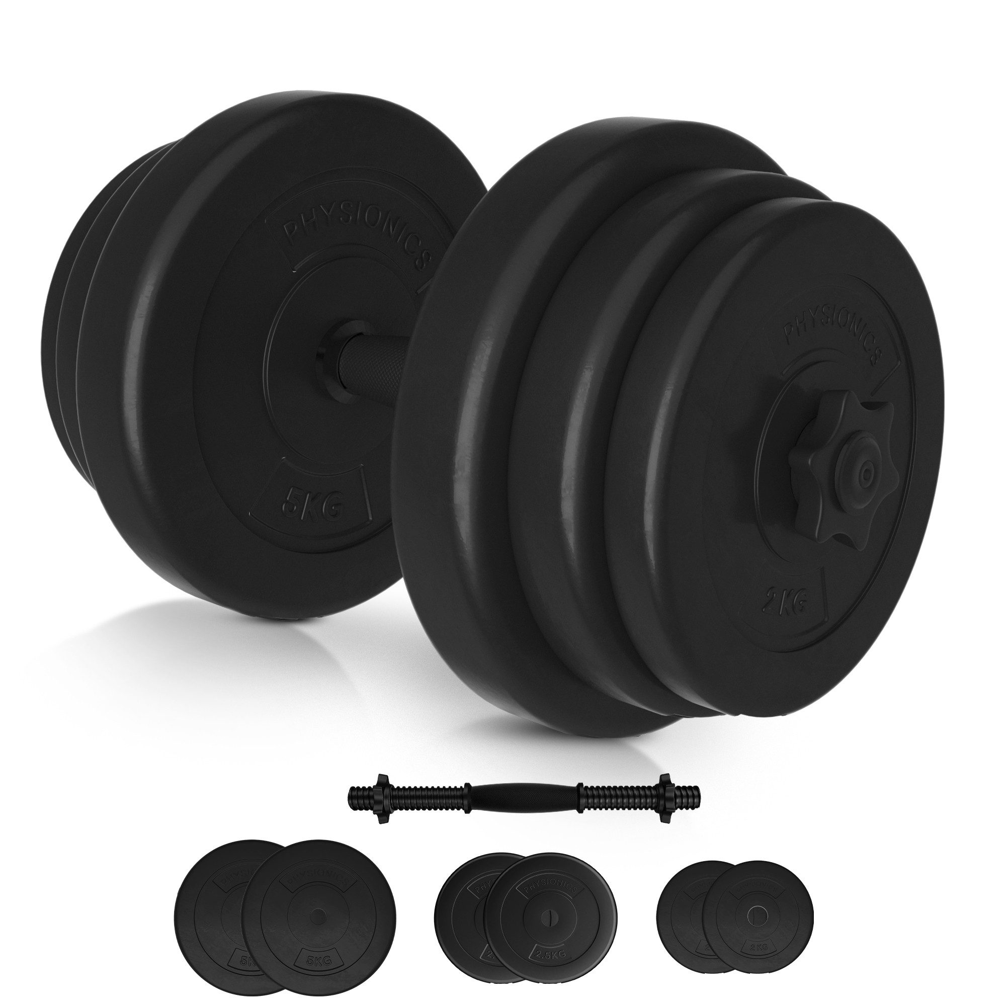 Kurzhantel Set 20kg Hanteln Hantelscheiben Hantelset Kurzhanteln