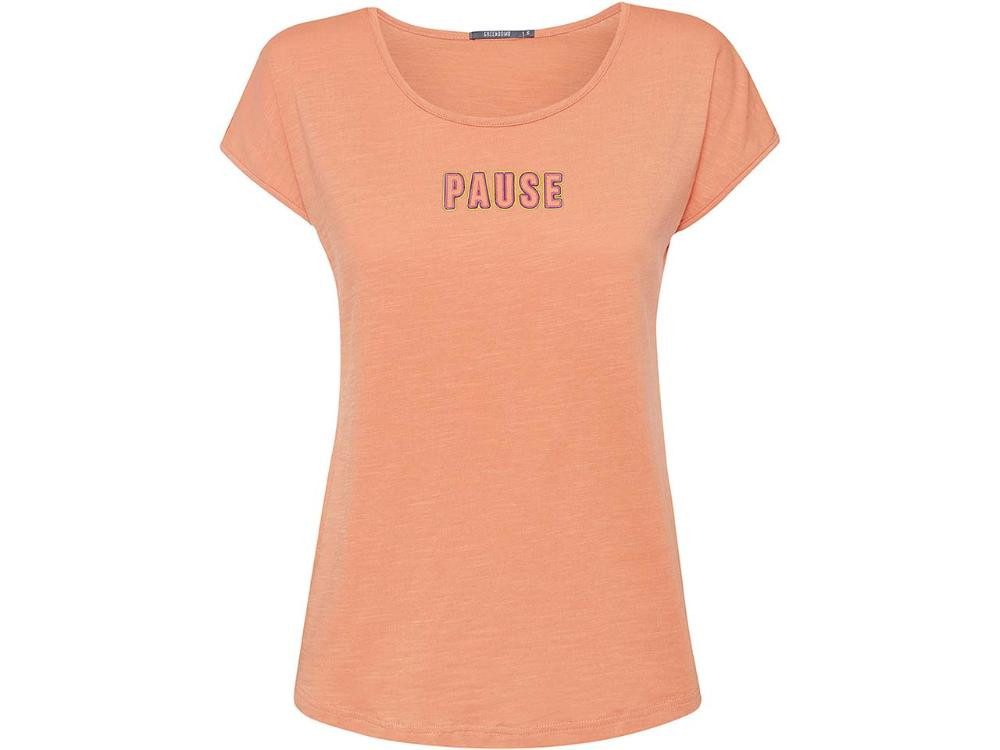 GreenBomb T-Shirt GREENBOMB Bio-Damen-T-Shirt 'Pause 2' mit Rundhals