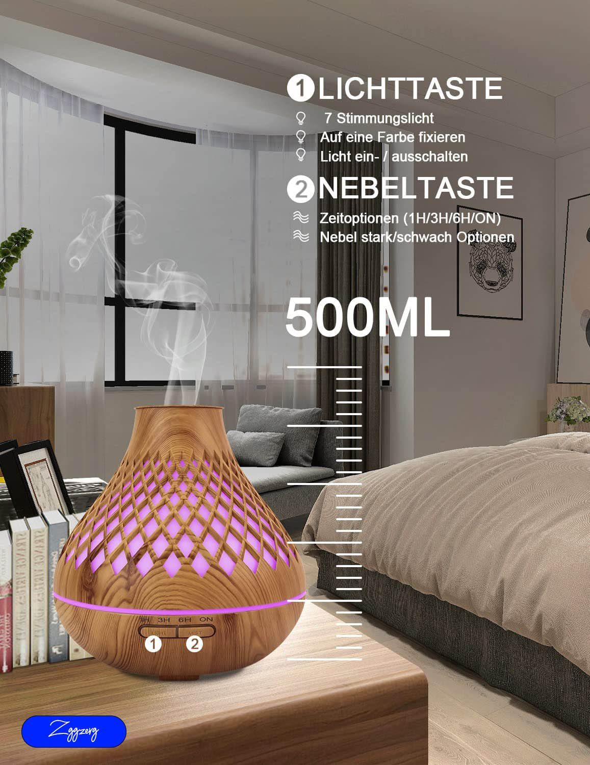 zggzerg Luftbefeuchter Zggzerg Aroma Diffuser, 500ml günstig online kaufen