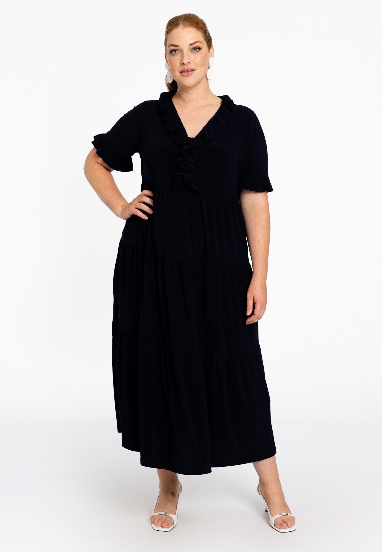 YOEK A-Linien-Kleid Damen Kleid Große Größen günstig online kaufen