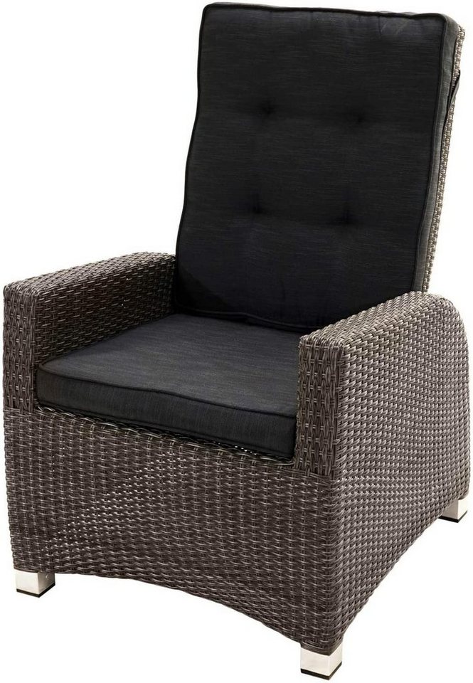 Ploß Sessel PLOß Rocking Comfort Dining / Lounge Sessel Polyrattan  verstellbar