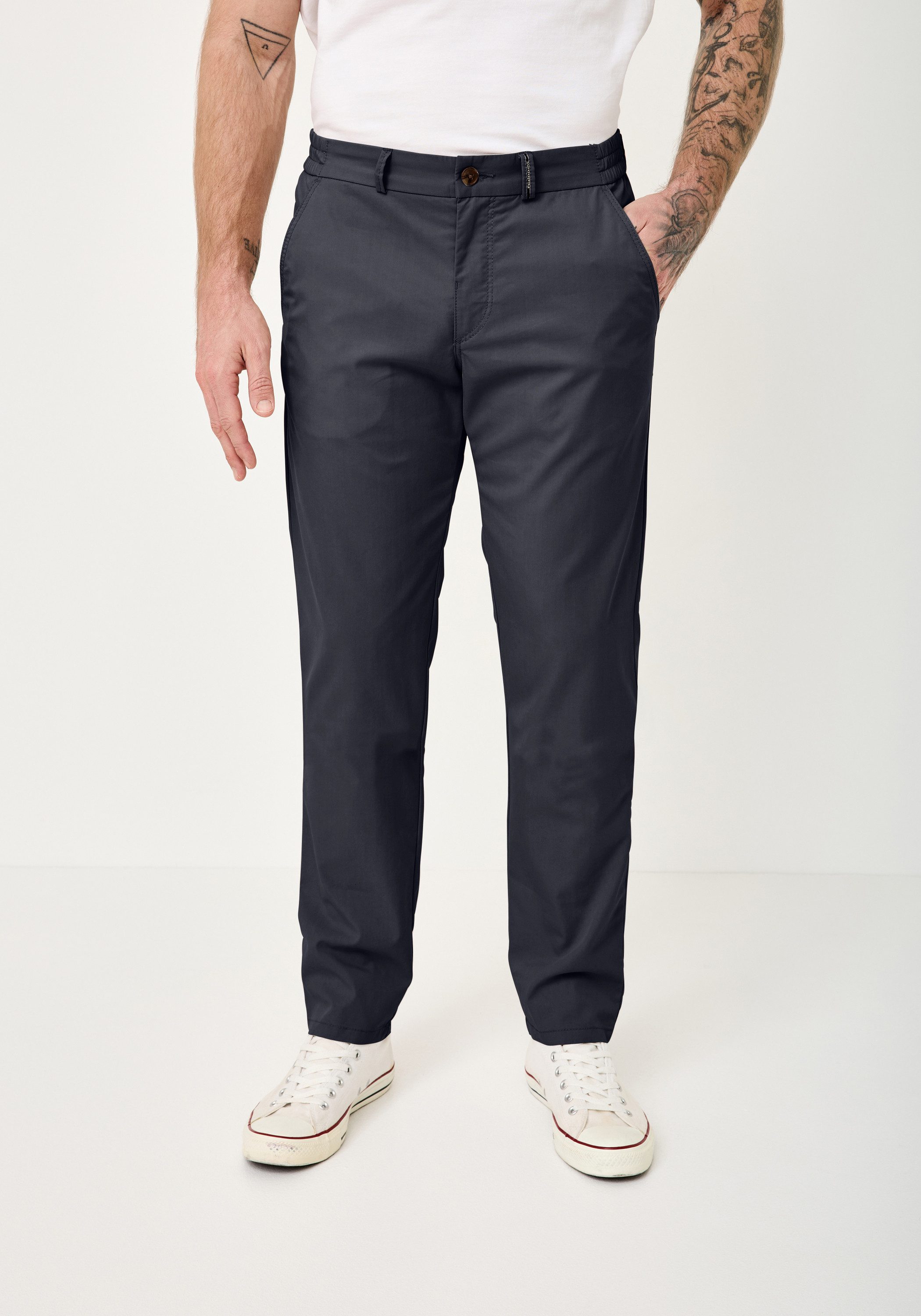 Redpoint Chinohose HALIFAX Moderne Chino mit elastischem Dehnbund und Stretch