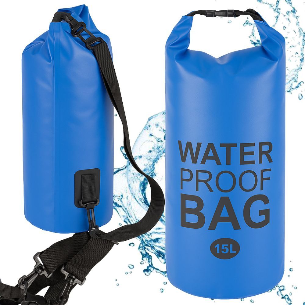 VERK GROUP Sporttasche Tasche Wasserdicht wasserdichte Kajaktasche 15l (1-tlg)