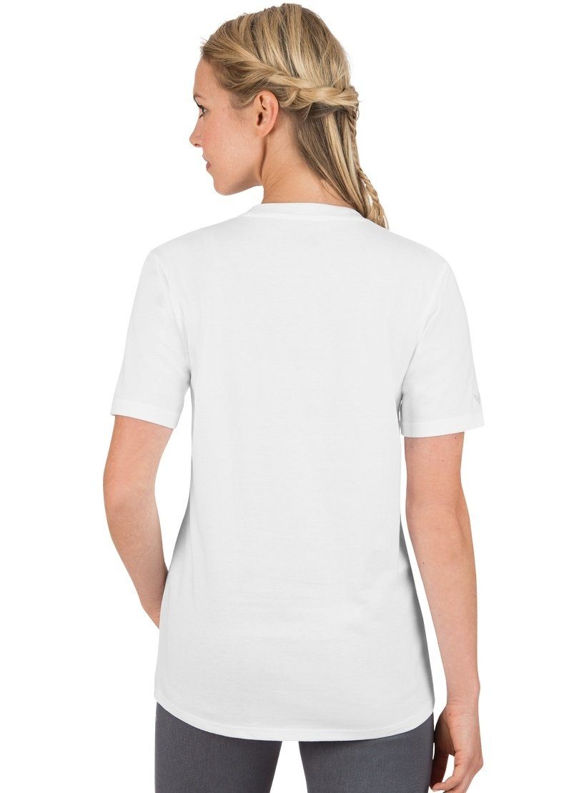 Trigema T-Shirt TRIGEMA T-Shirt 100% weiss-C2C Biobaumwolle aus