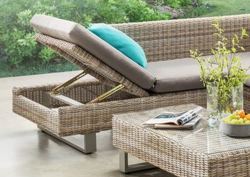 Destiny Gartenlounge-Set MANACOR beige braun, Polster taupe