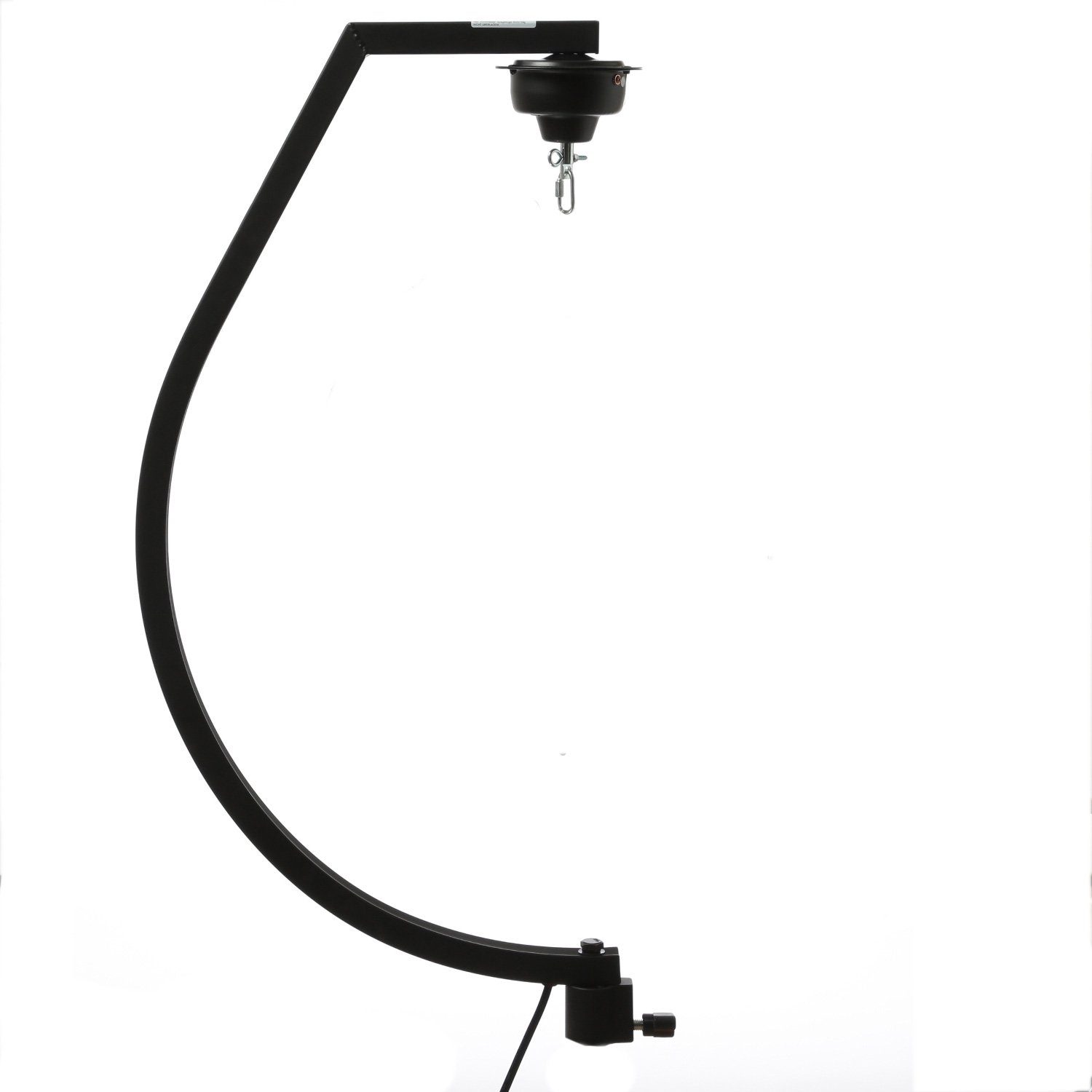 SATISFIRE Discolicht Spiegelkugel Stativhalterung bis 50cm Kugeln - schwarz - inkl. Motor
