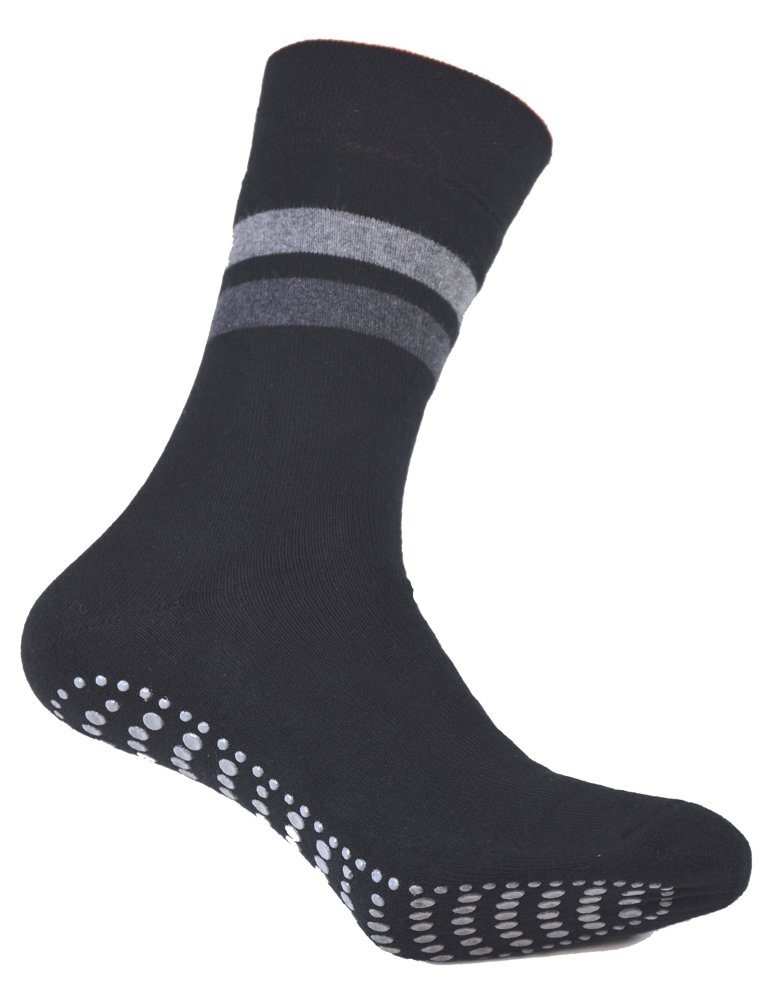 underwear Socken & Stoppersocken Herren - ABS schwarz auch Übergröße Damen (2-Paar) Cocain in 2 ABS-Socken Paar für