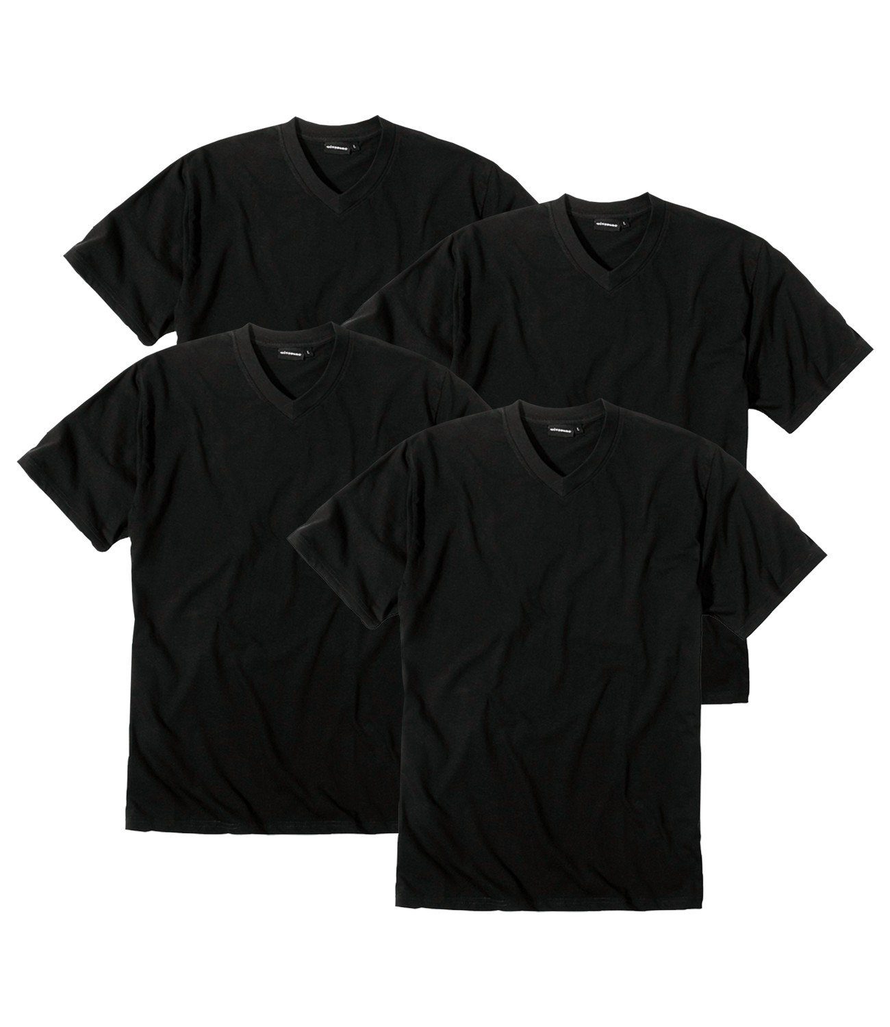 GÖTZBURG Unterziehshirt V-Neck T-Shirt (4-St) ohne günstig online kaufen