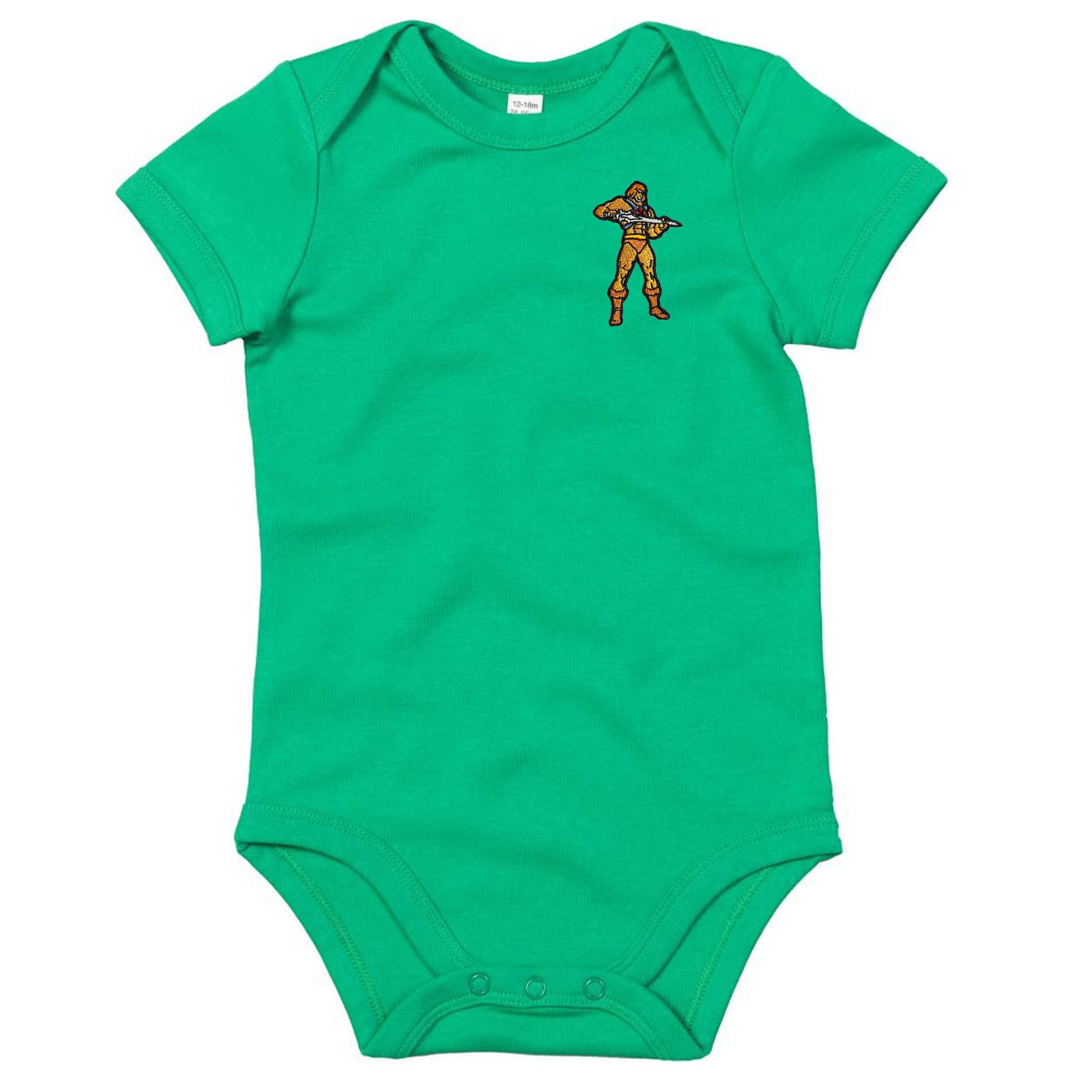 Strampler Masters of the Universe Patch He Man MOTU Baby Body Einteiler