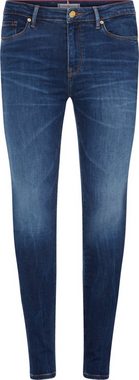 Tommy Hilfiger Skinny-fit-Jeans COMO SKINNY RW DOREEN mit Fade-Effekten & Tommy Hilfiger Logo-Flag