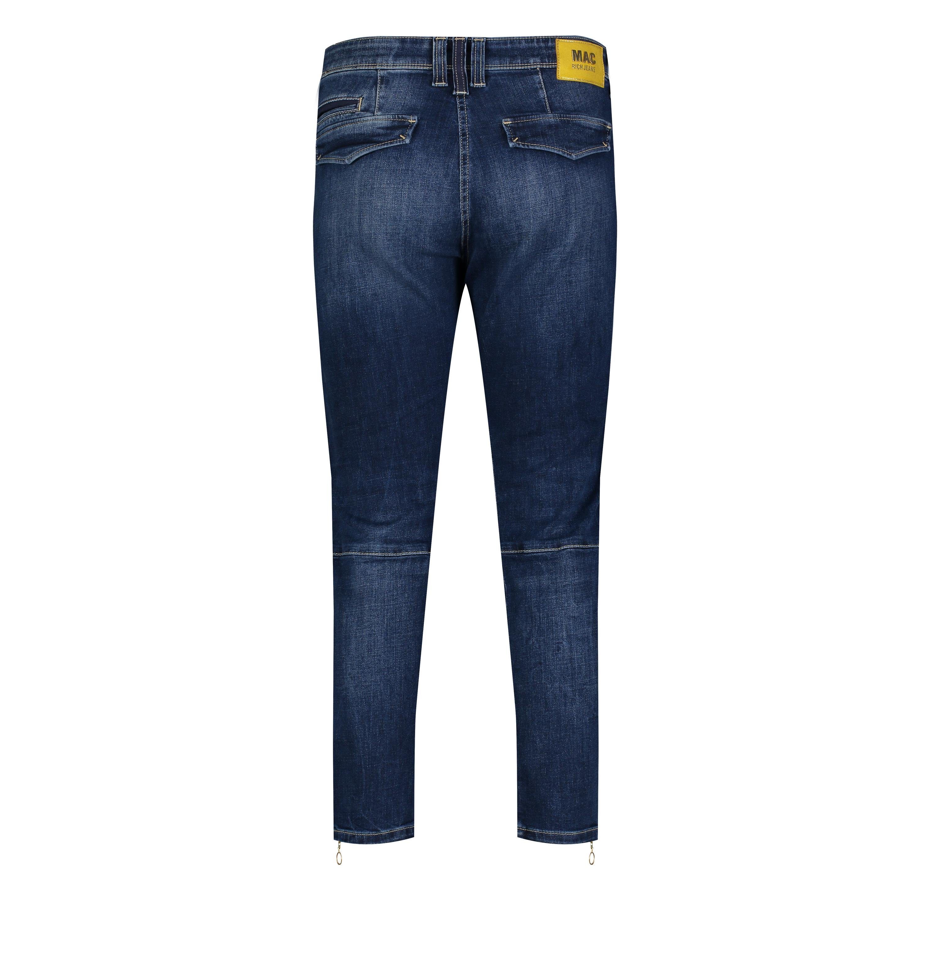 MAC Stretch-Jeans MAC RICH SLIM CARGO dark blue used wash 2377-97-0389L D671