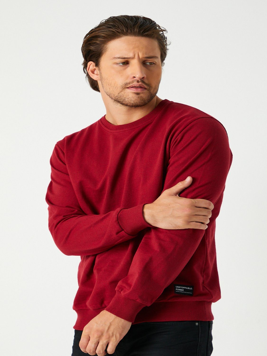 COMEOR Sweatshirt Herren Pullover bequeme Sweater (1-tlg) aus Baumwollmisch günstig online kaufen