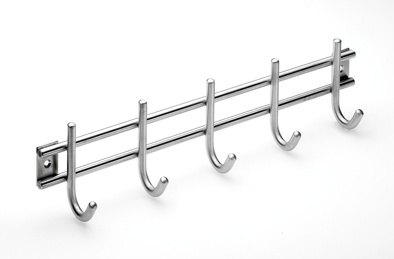 Hettich Garderobenleiste Hettich Garderobenleiste 5 Haken 38,0 x 8,5 x 5,5 günstig online kaufen