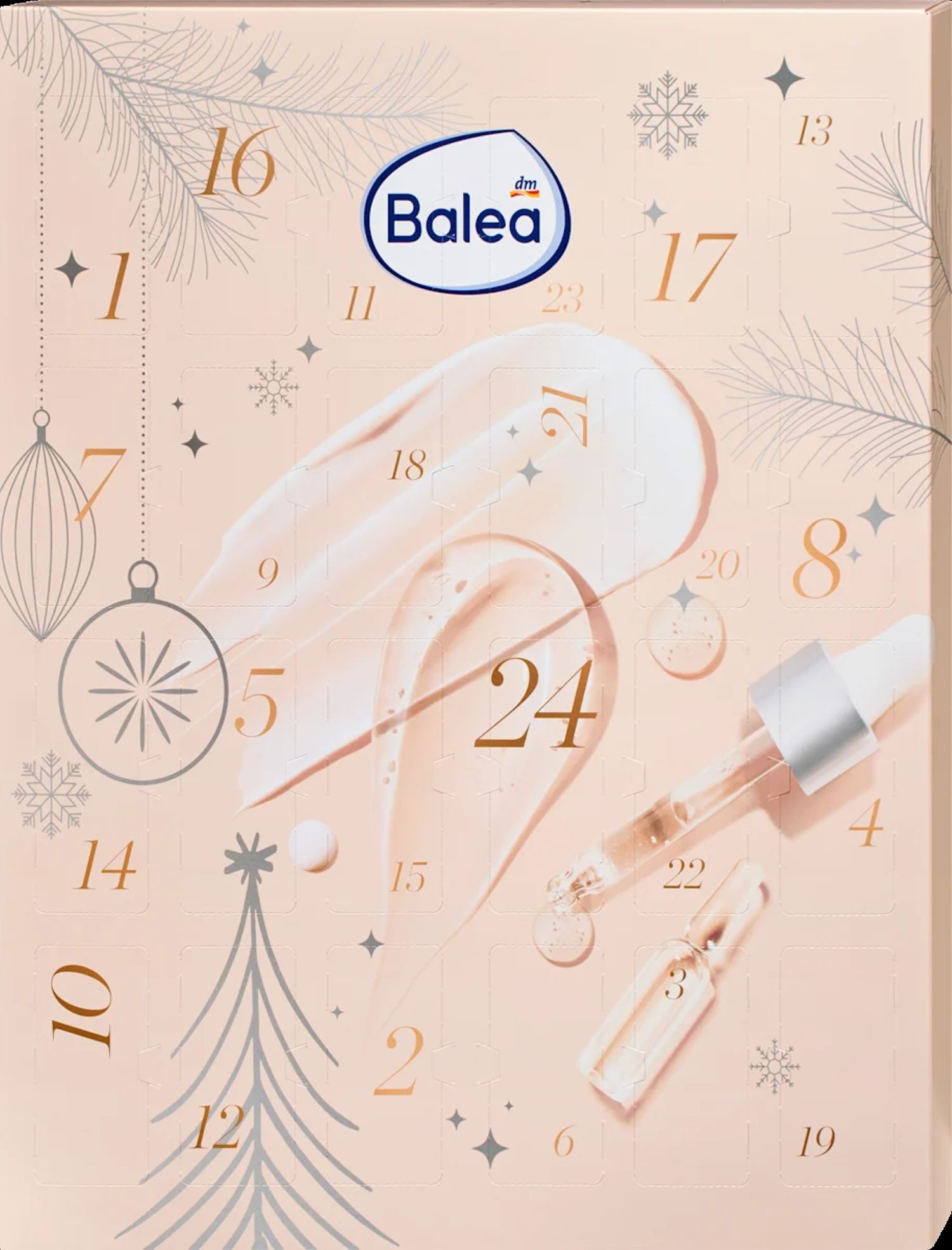 Balea Косметичний адвент-календар Календарі Face 2025, Календарі mit 24 Türchen