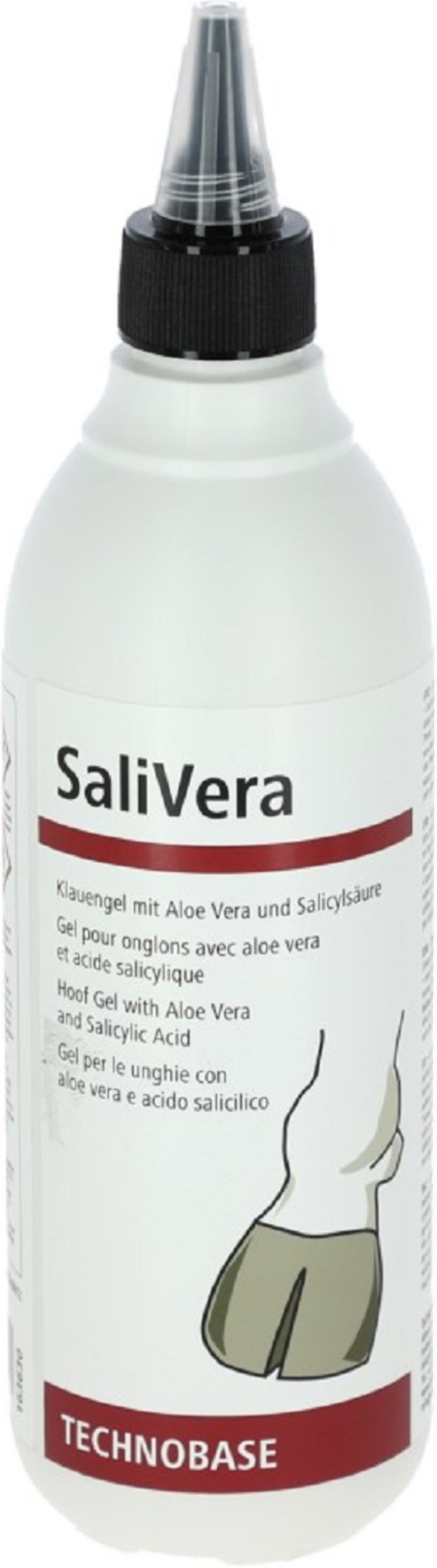 Kerbl Fellpflege TECHNOBASE® Klauenpflegegel SaliVera Klauengel 500 ml, 500 ml