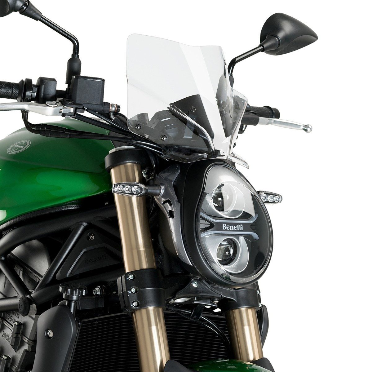 PUIG Motorradhelm-Visier Nakedbike-Scheibe für Benelli 752S 20-25 # NG Sport 20505W klar