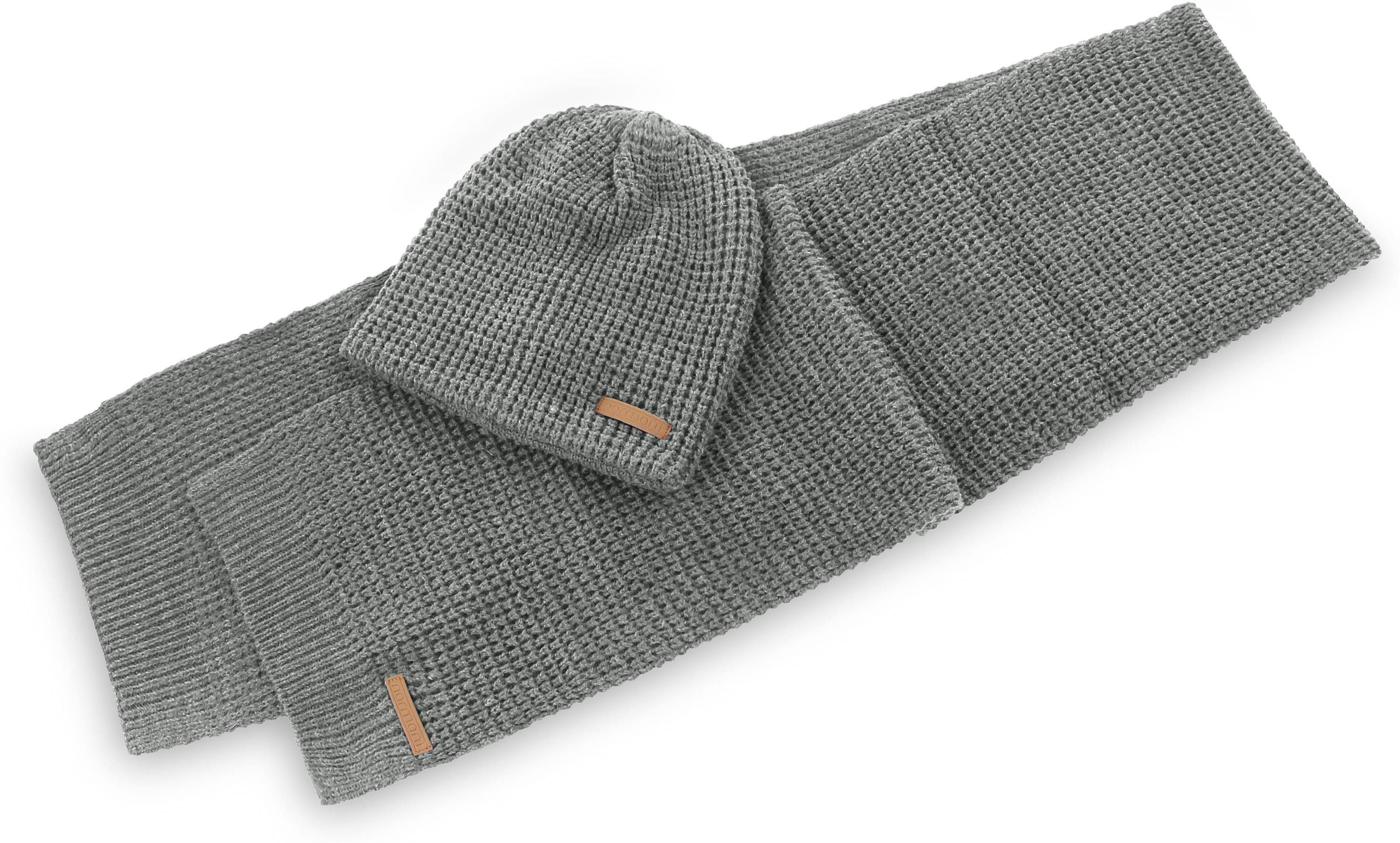 normani Strickmütze Winterset mit Mütze und Schal Nampa